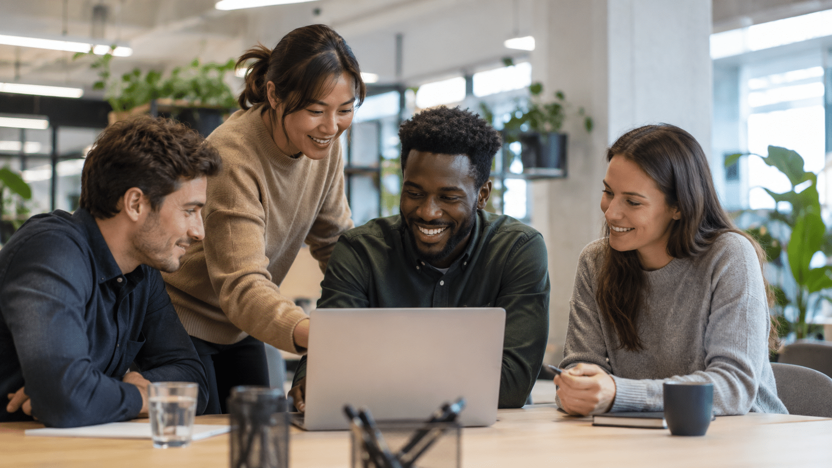 Het TaskForm team werkt samen