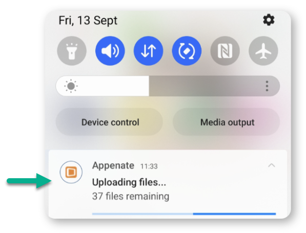 App Behavior & Field Operations: Verbeterd achtergrond uploaden - schermafbeelding 3