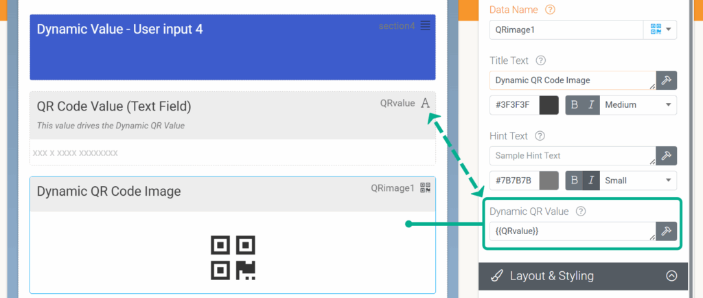 Veldtypes: Een QR-codeveld toevoegen - schermafbeelding 2