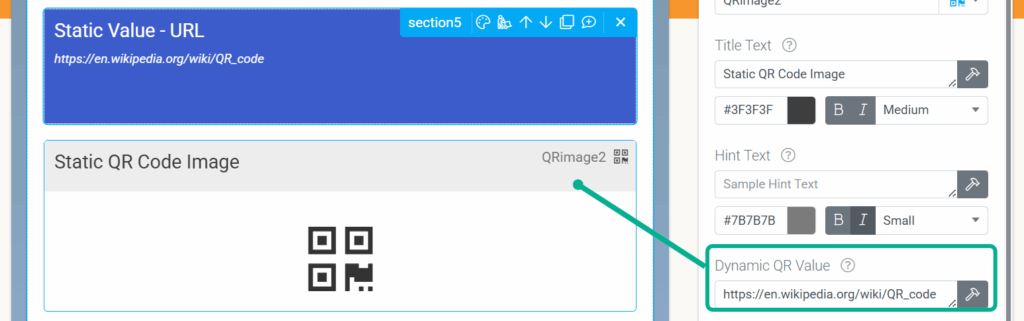 Veldtypes: Een QR-codeveld toevoegen - schermafbeelding 3