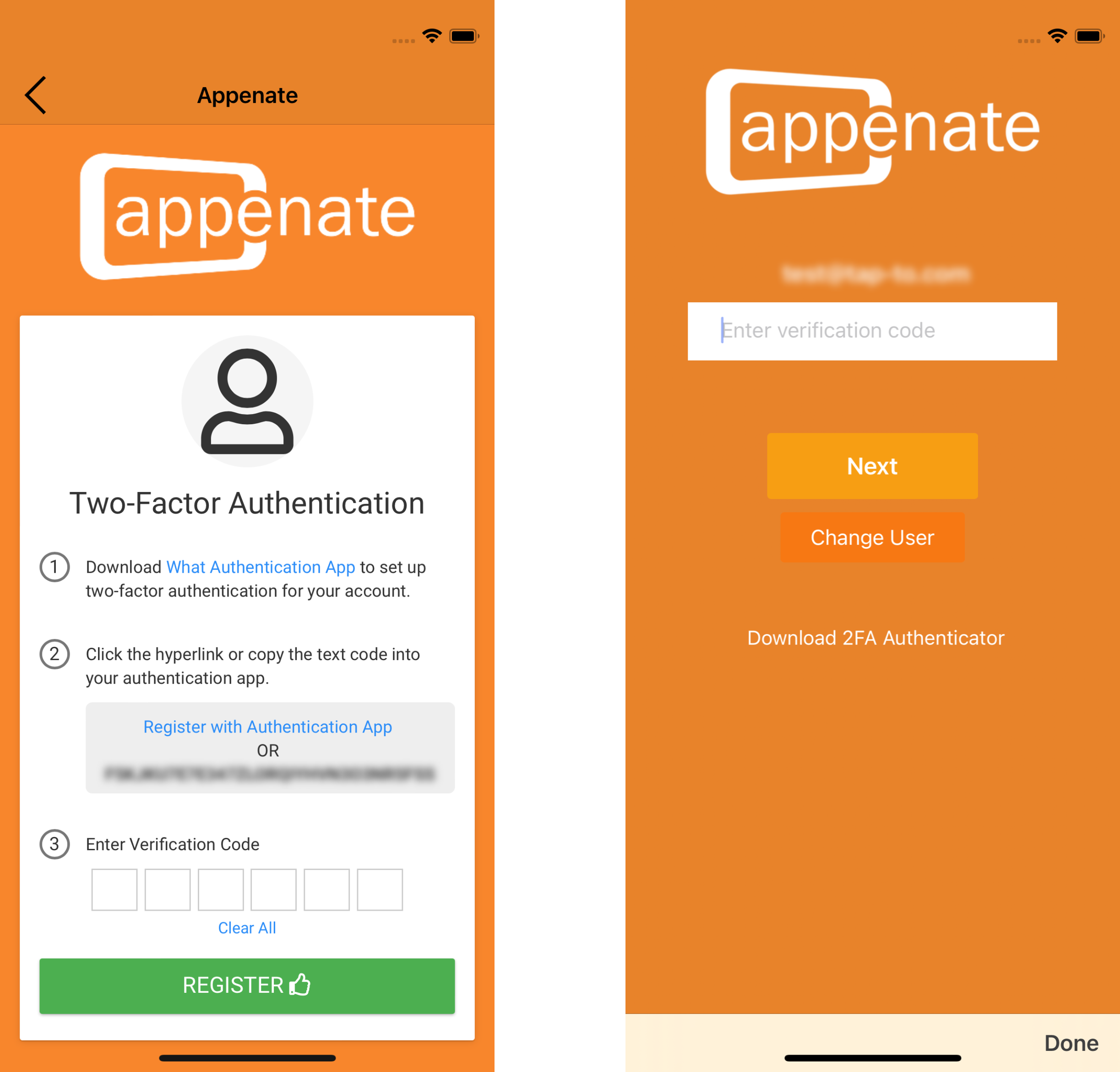 Organisatie & gebruikers: Twee-Factor Authenticatie inschakelen - schermafbeelding 4